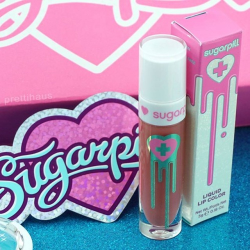 2016-12-29_sugarpill_sugarpillcosmetics_trinket_lip_lipcolor_lipstick_liquidlipstick_pinkandgold_gold_lips_sugarpilltrinket_makeup_igmakeup_instamakeup_cosmetics
